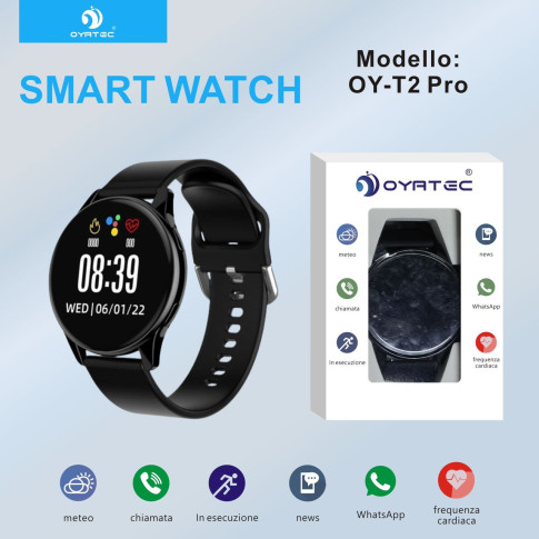 smart watch nero OY-T2 Pro