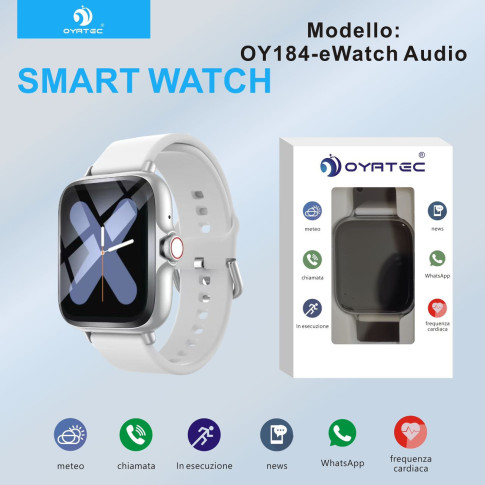 smart watch grigio OY-184 ewatch audio