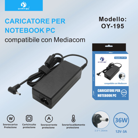 mediacom 笔记本充电器 OY-195