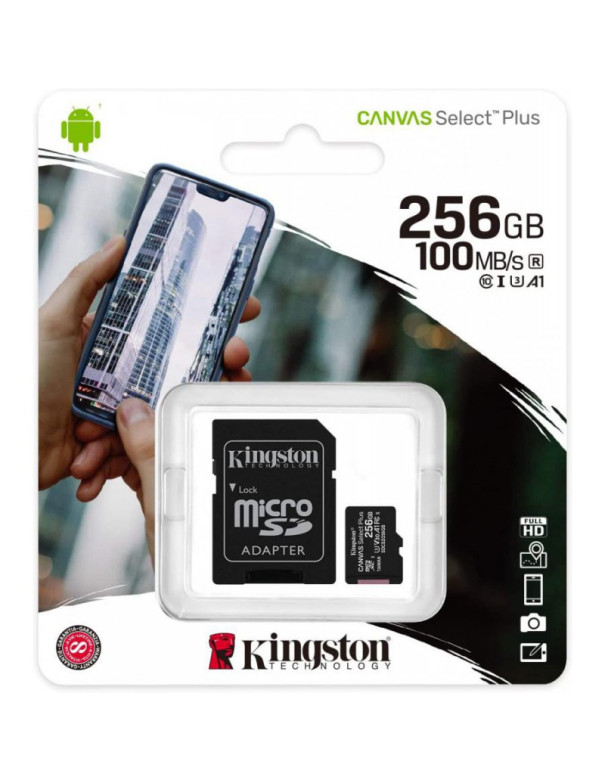 Kingston MicroSDXC 256GB +Adapter Canvas Select Plus SDCS2/256GB 内存卡