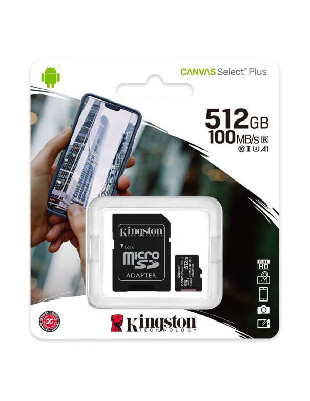 Kingston MicroSDXC 512GB Canvas Select Plus SDCS2/512GBSP 内存卡