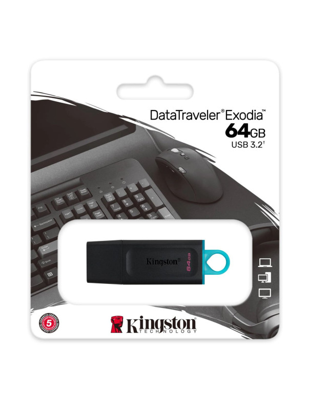 Kingston DT Exodia 64GB USB FlashDrive 3.0 DTX/64GB u盘