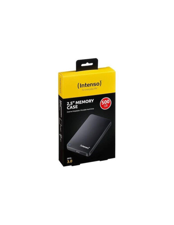 Intenso 2,5 Memory Case 500 GB USB 3.0 (Schwarz/Black) 移动硬盘