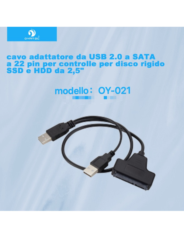 Cavo dati da SATA to USB Adattatore da USB 2.0 a disco rigido