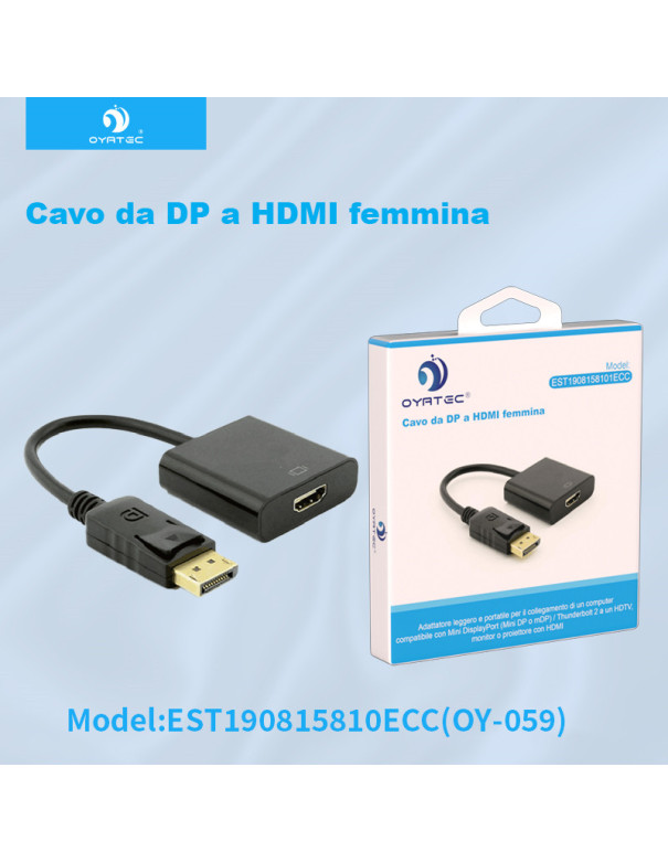 Adattatore Display port a HDMI