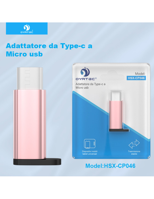 Adattatore USB C a Micro USB