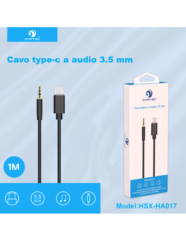 Cavo USB C a 3.5mm Jack Audio