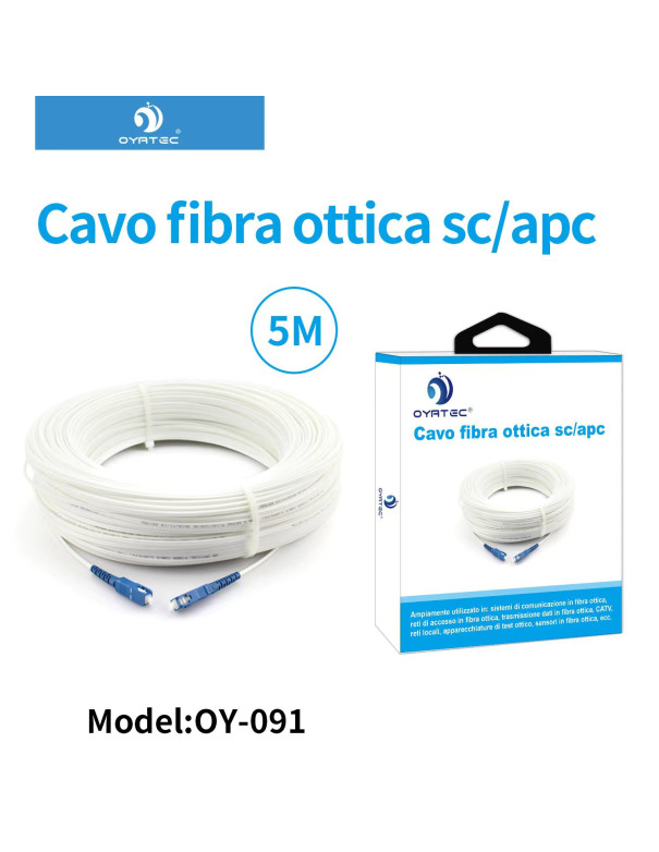 cavo fibra ottica sc/apc （5 metri）