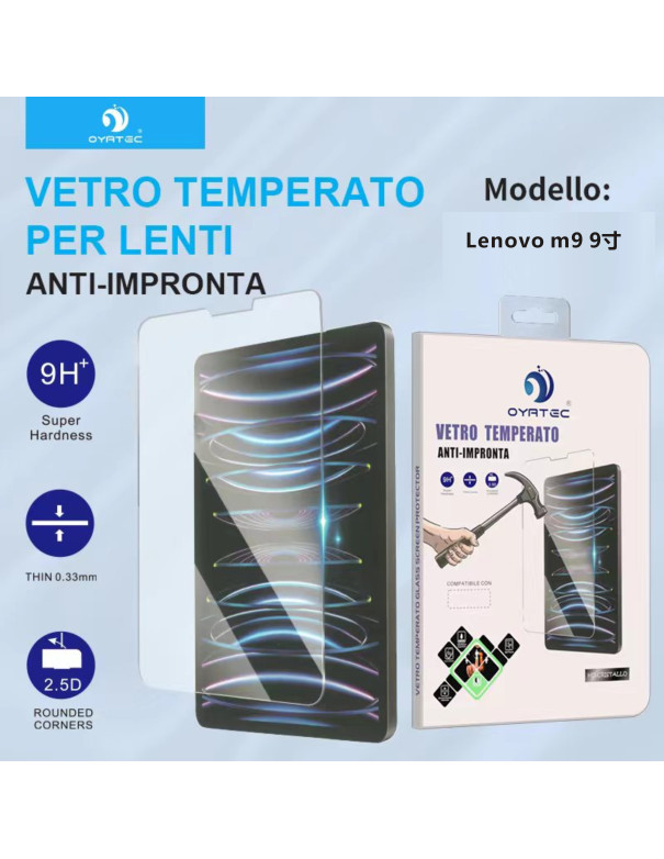 LENOVO M9 (9.0 ) TABLET VETRO TEMPERATO