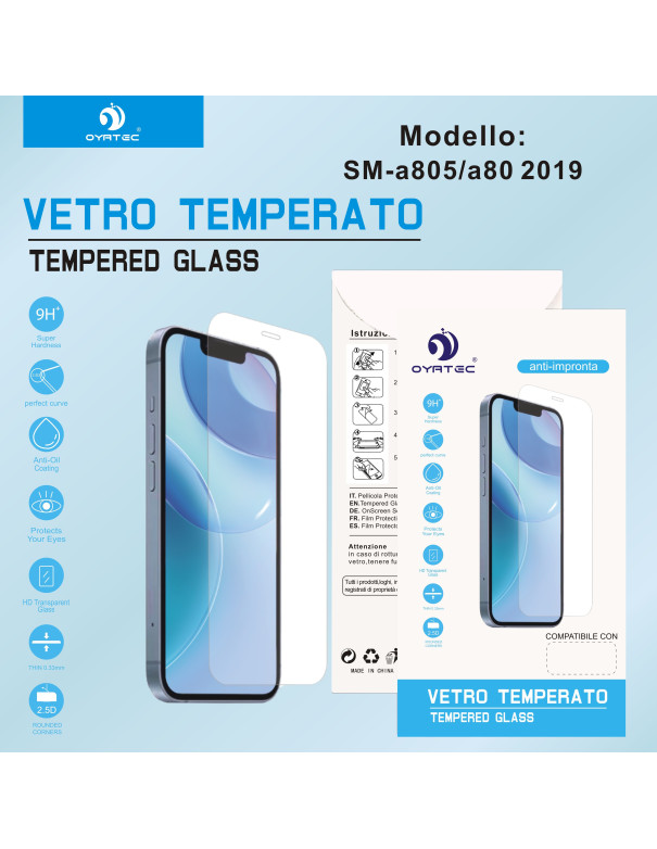 SAMSUNG A805/A80 2019 VETRO TEMPERATO