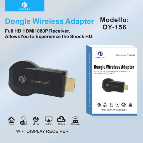 Adattatore Streaming HDMI Wireless 1080P OY-156